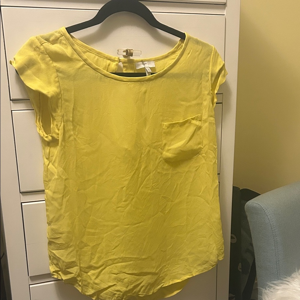 Joie Bright Yellow Women's Blouse